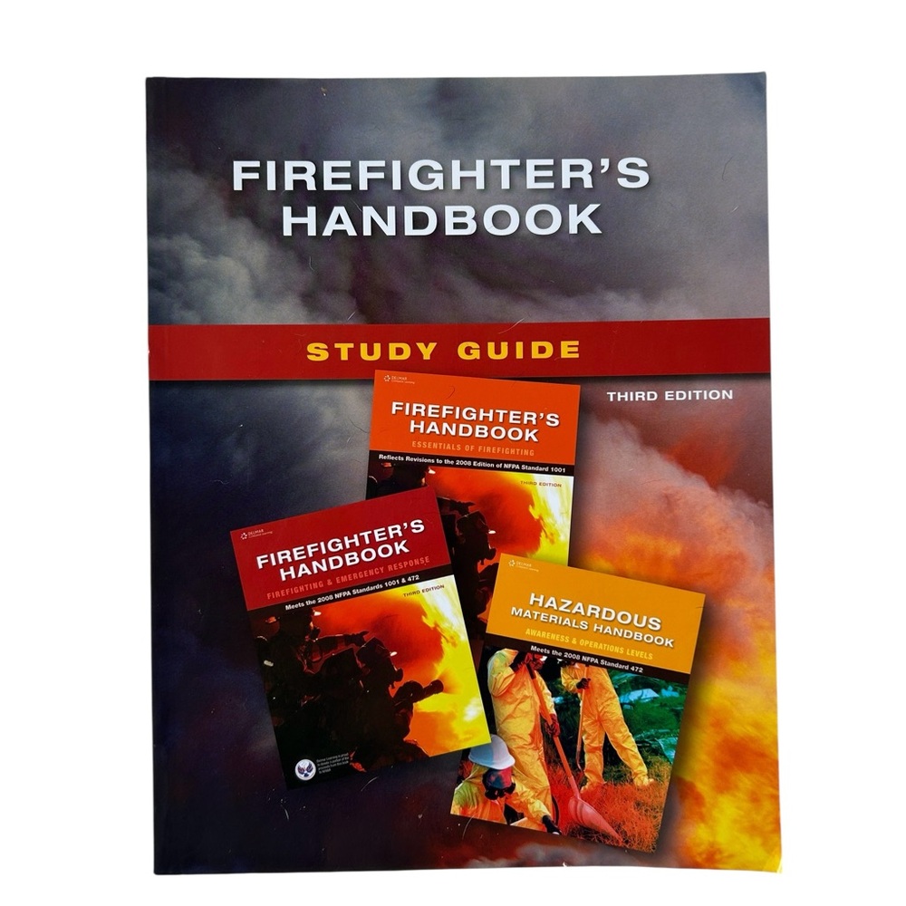 2008 Third Edition Study Guide for Firefighters Paperback Handbook Preowned